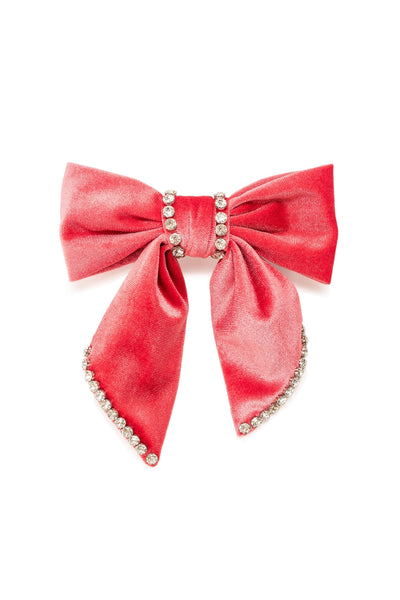 Chloe Embellished Bow Barrette - Set