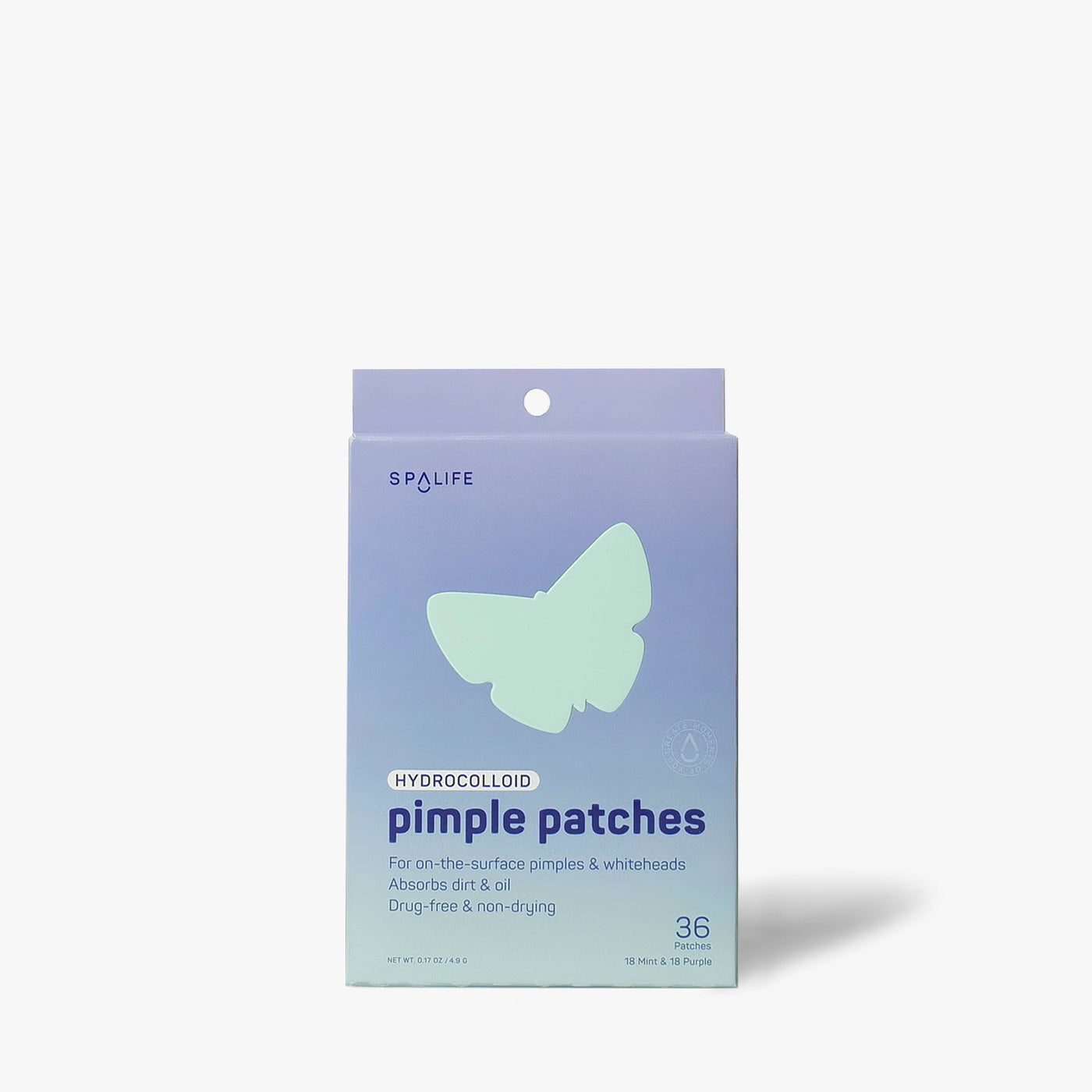 Mint & Purple Butterfly Pimple Patches