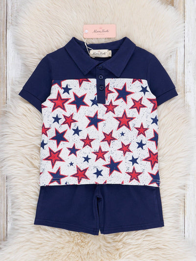 4th of July Stars Short Set