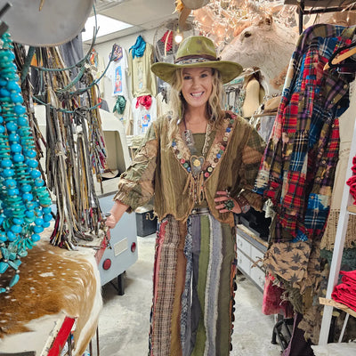 Vintage Butterfly Button Jacket