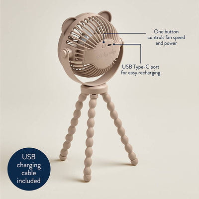 3-Speed Stroller Fan