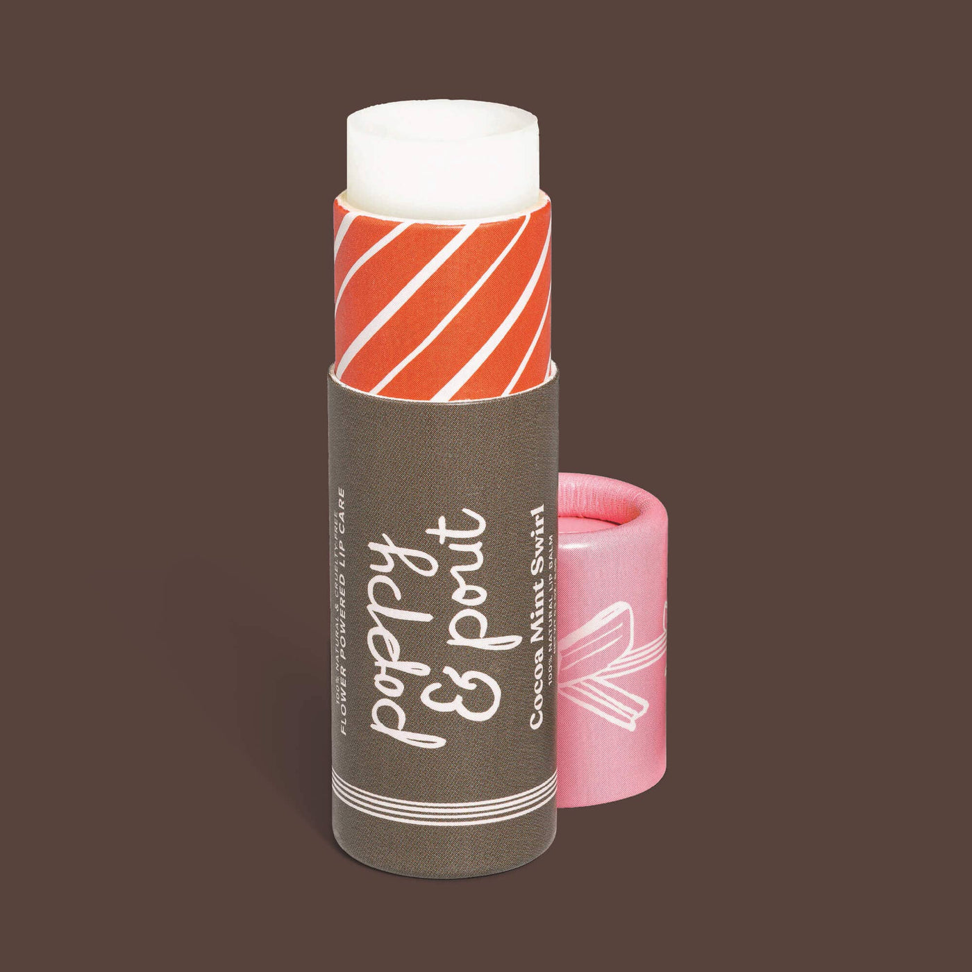Holiday Cocoa Mint Swirl Lip Balm