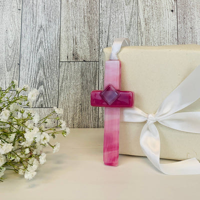 Girls Confirmation Glass Cross