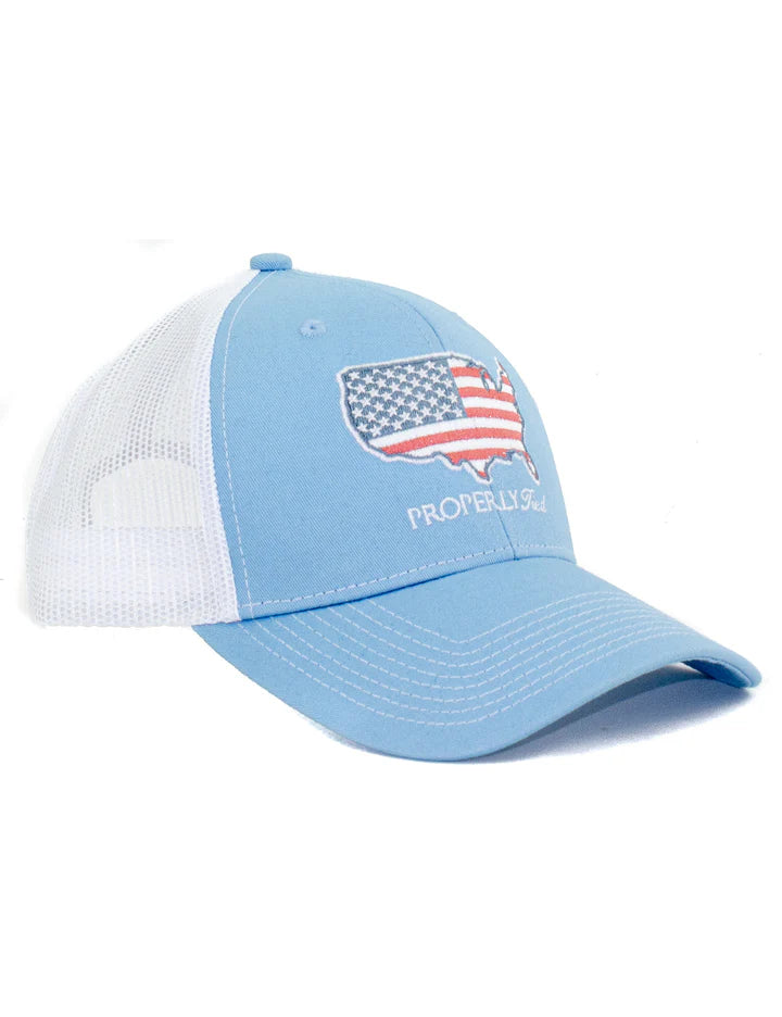 Mens Trucker Hat Old Glory