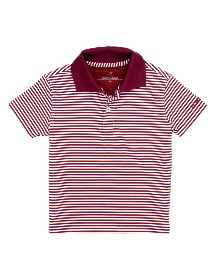 Boys Dallas Maroon Polo
