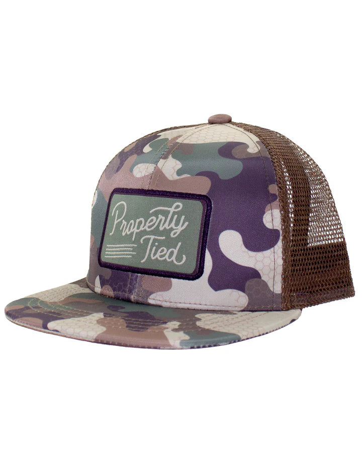 Boys Delta Woodland Camo Trucker Hat