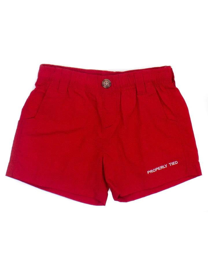 Boys Mallard Red Short