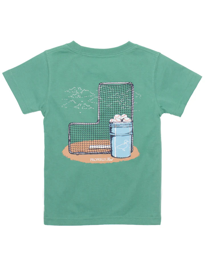 Boys Baseball Bucket Tee