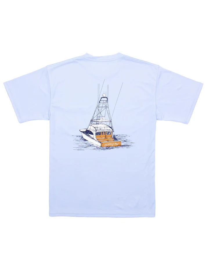 Mens Performance Tee Deep Waters