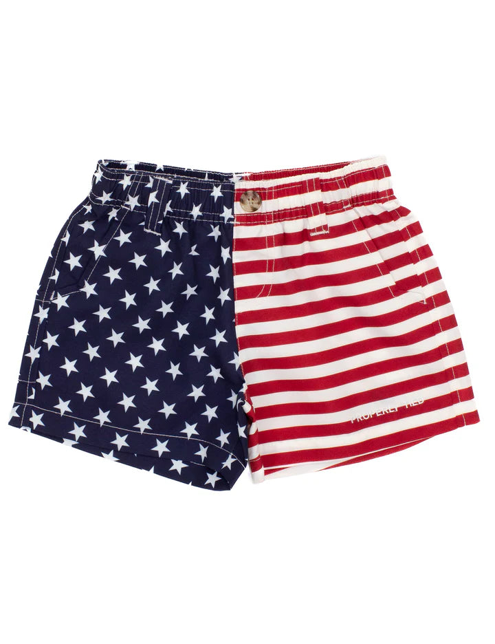 Boys Mallard Freedom Flag Short