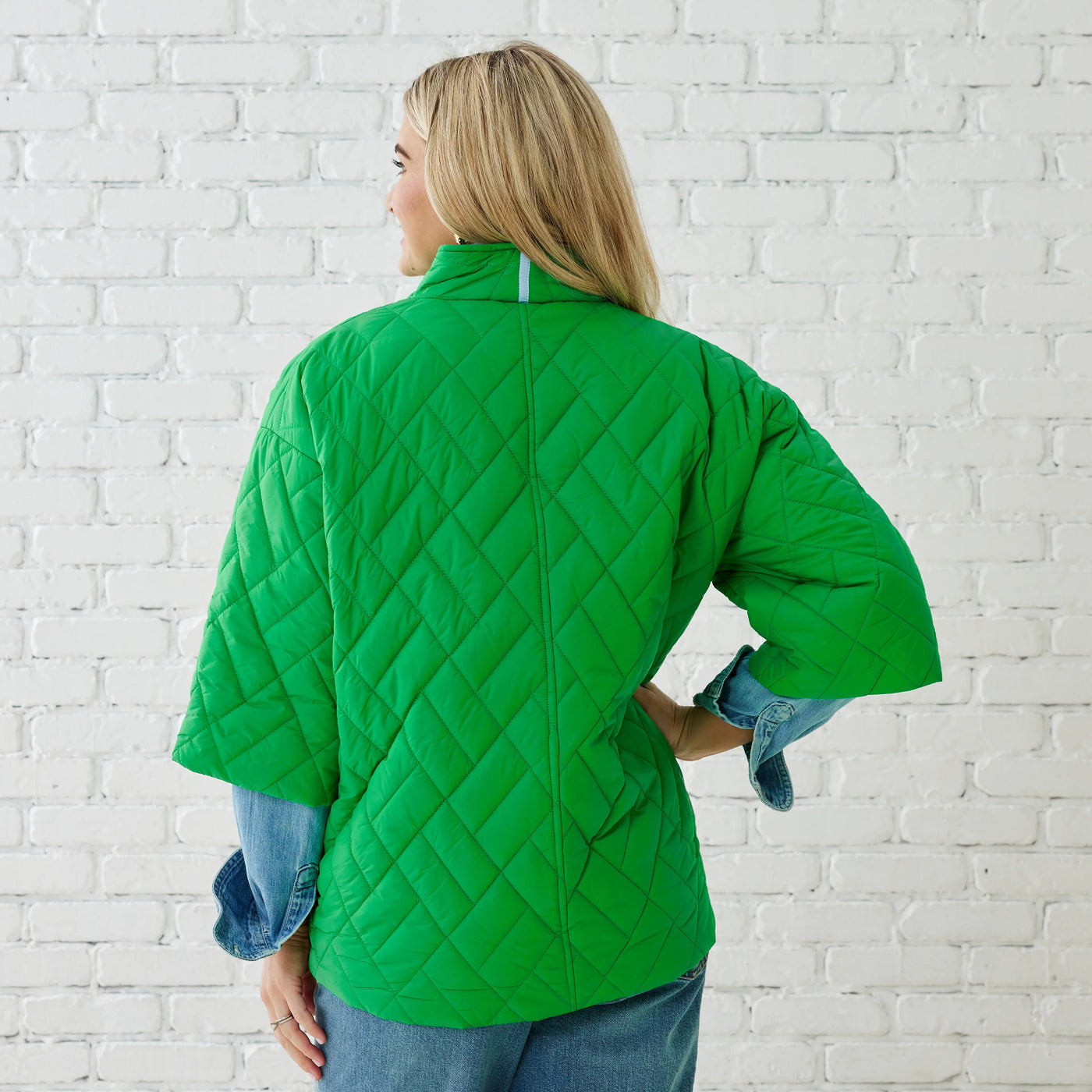 PENNY PUFFER KELLY GREEN
