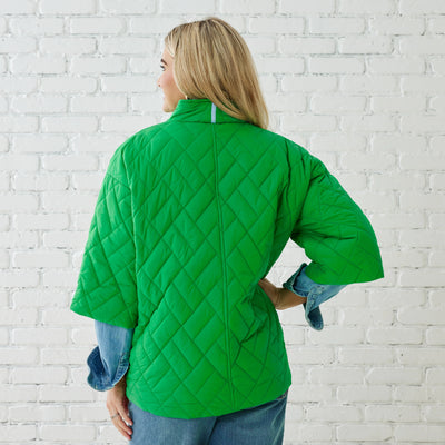 PENNY PUFFER KELLY GREEN
