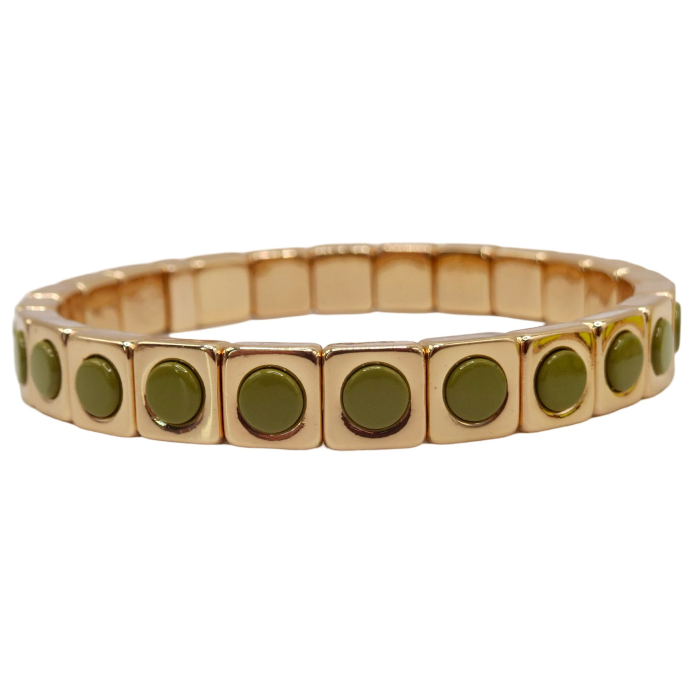 Olive Green Stack Bracelet