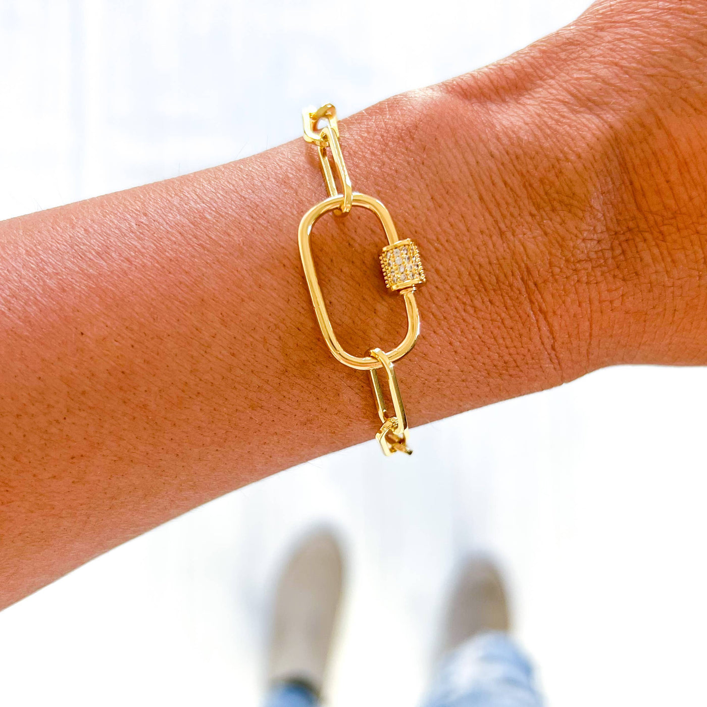 Link Bracelet - 18K Gold Filled