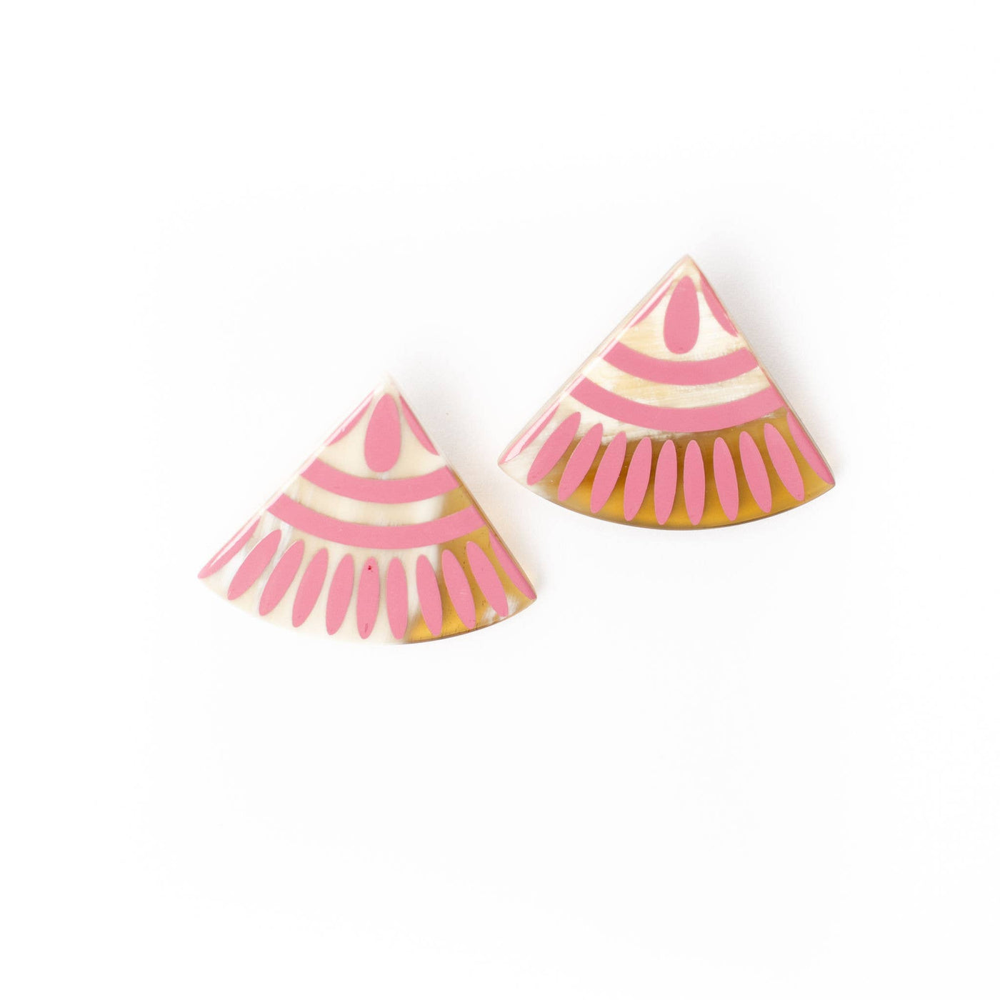 Sunshine Tienda - Blush Tile Earrings