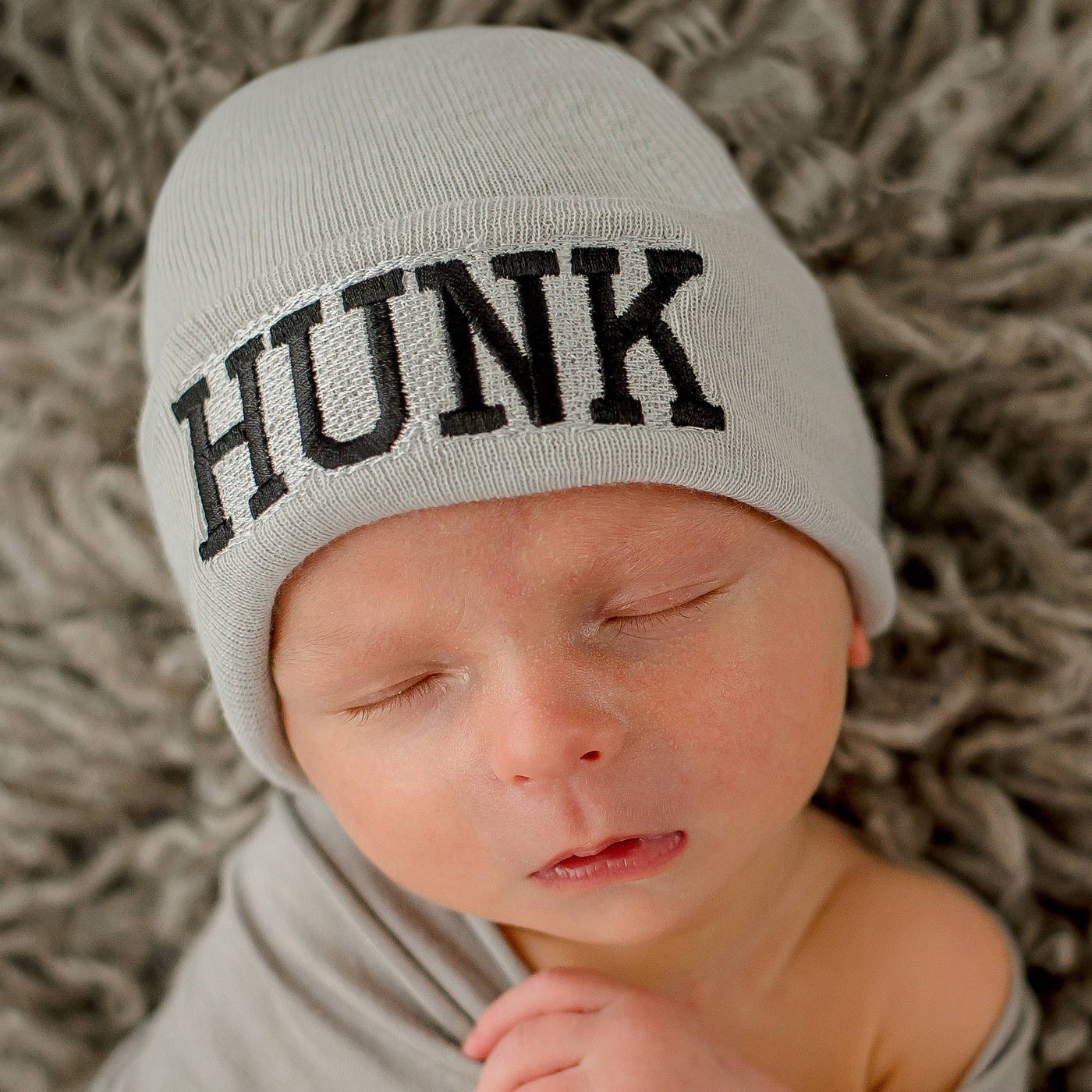 White HUNK - Baby Hospital Hat