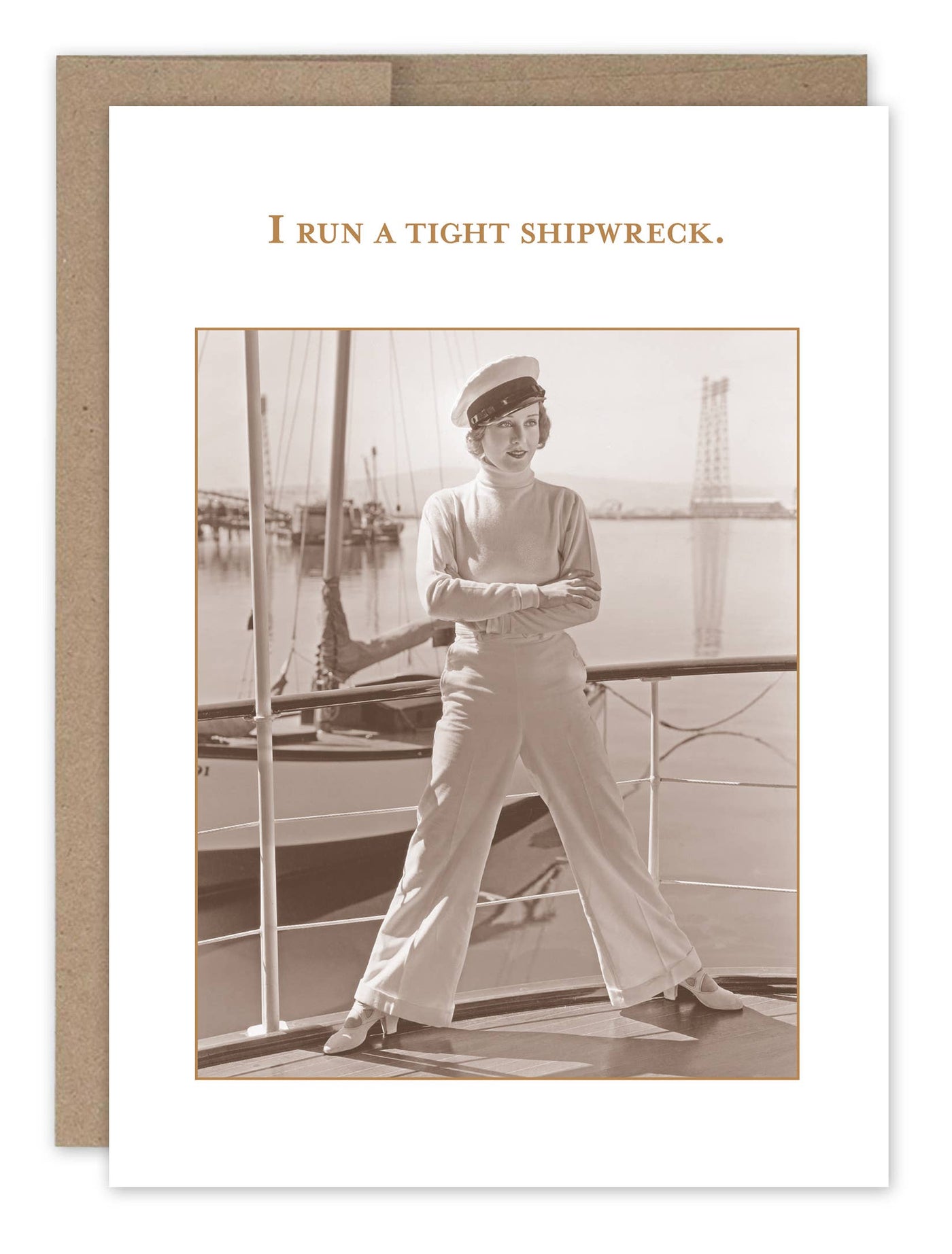 Tight Shipwreck Birthday Card