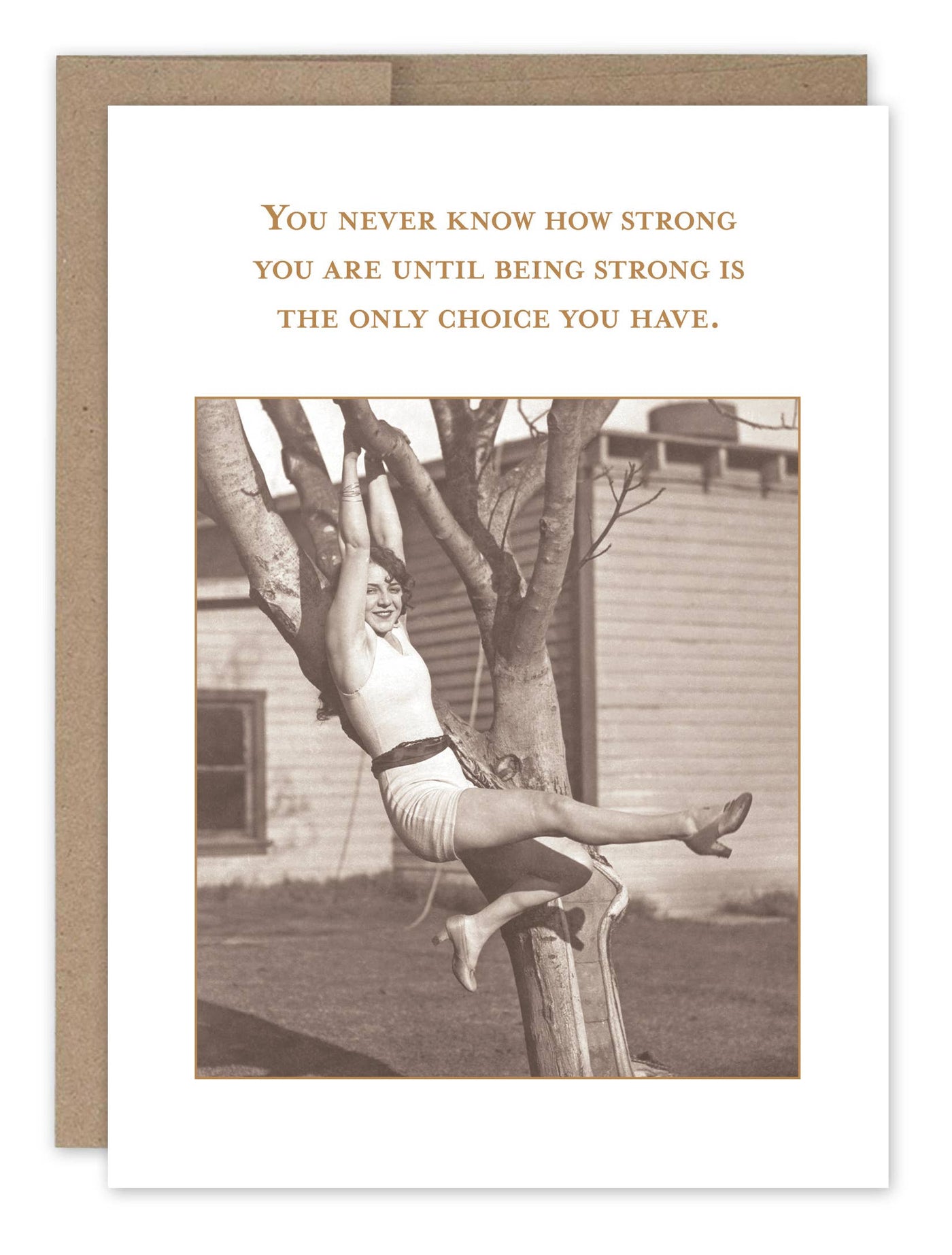 Being Strong Encouragement Card