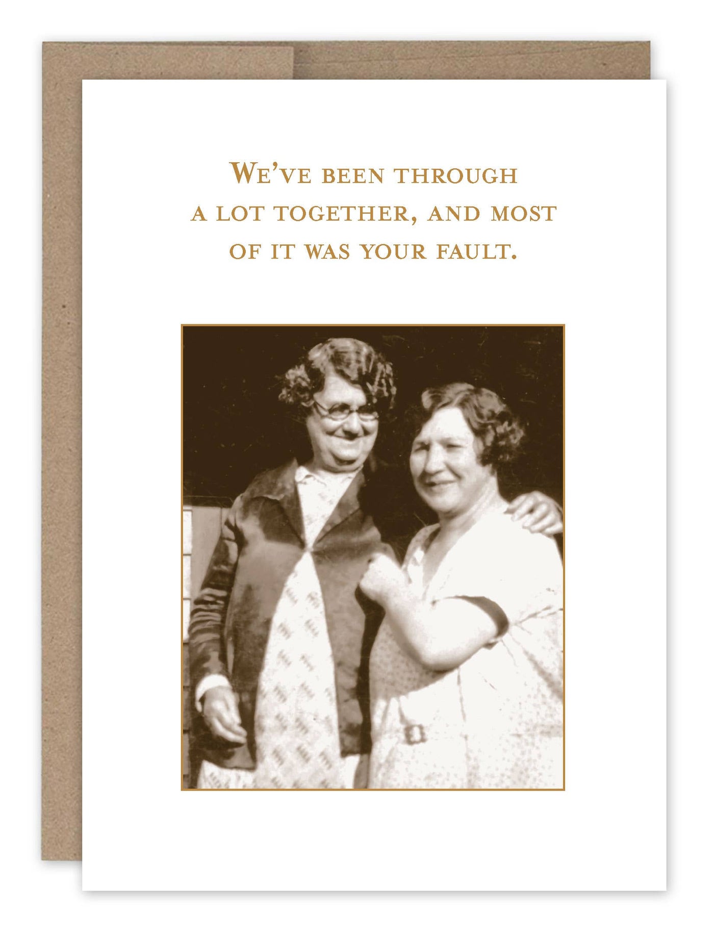 Your Fault Friendship Card