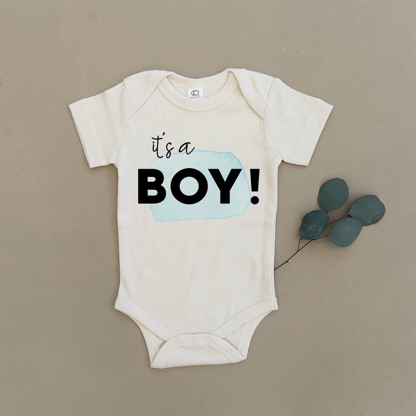 It's a Boy Organic Baby Onesie