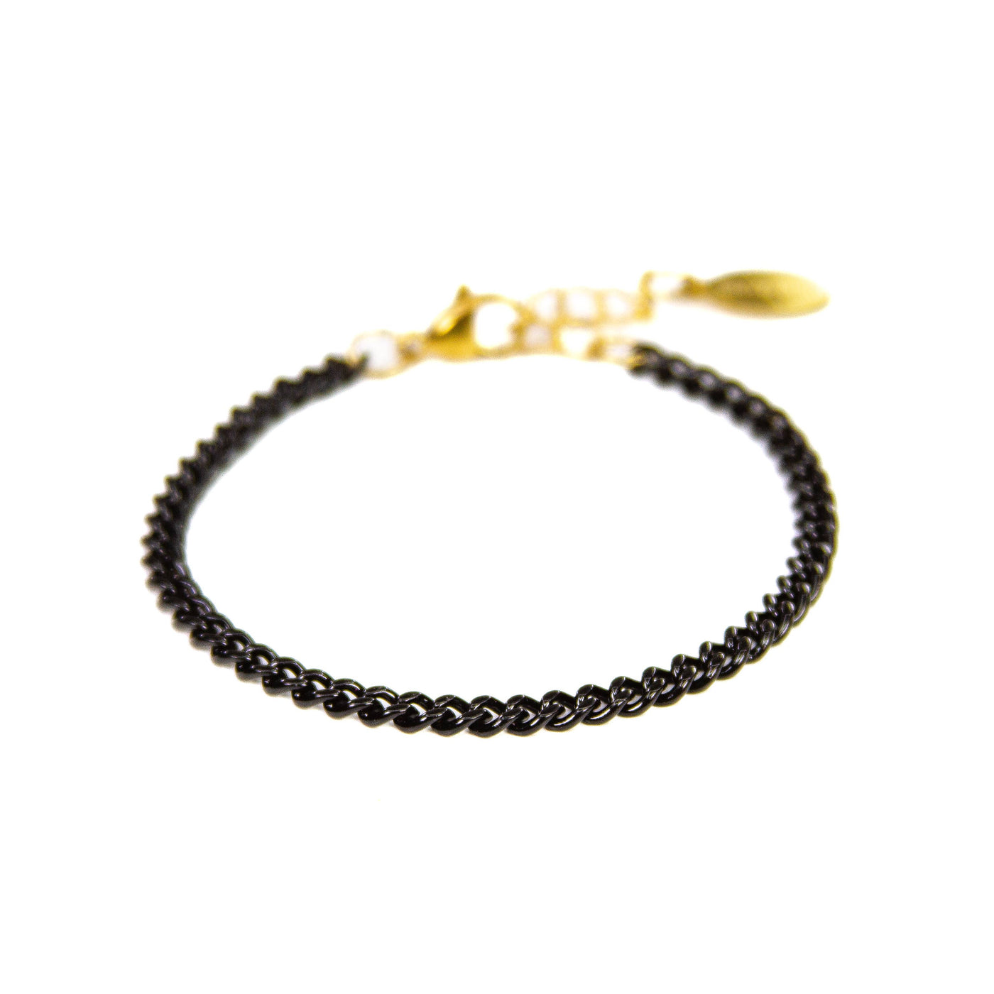 Chain link bracelet - Black